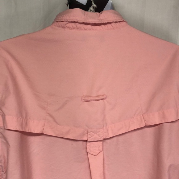 EXOFFICIO XL Blush Pink Vented L/S Top Roll Sleeve - Picture 7 of 8